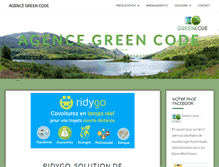 Tablet Screenshot of greencode.fr